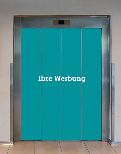 Centre Brügg Aussenfolierung Lift
