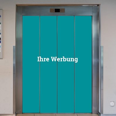 Centre Brügg Aussenfolierung Lift